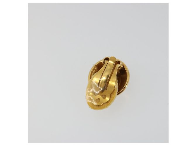 CHANEL Earring metal Gold Tone CC - vista 3
