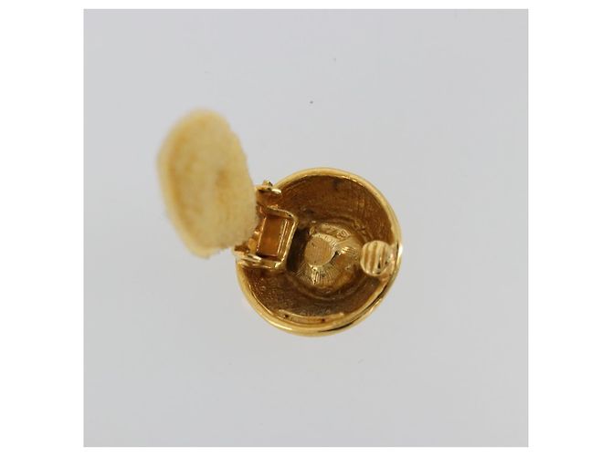CHANEL Earring metal Gold Tone CC - vista 9