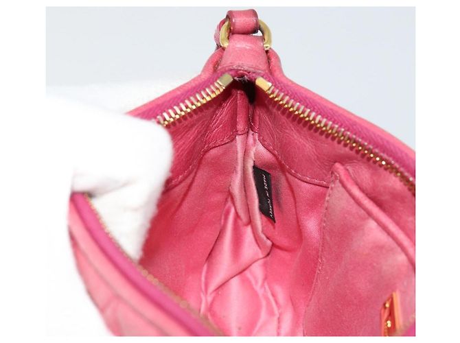 Miu Miu Pouch Leather Pink Gold - vista 20