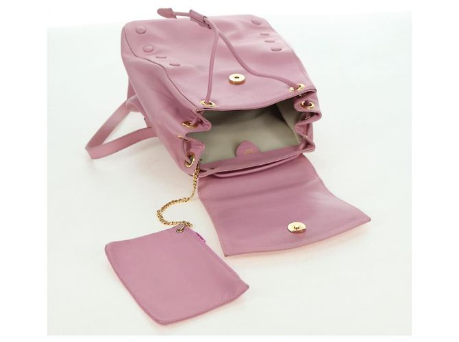 Céline CELINE Backpack Leather Pink Gold - vista 10