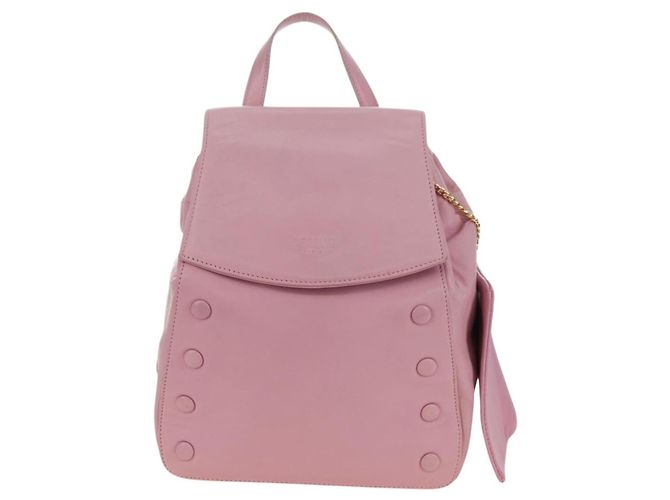 Céline CELINE Backpack Leather Pink Gold - vista 13