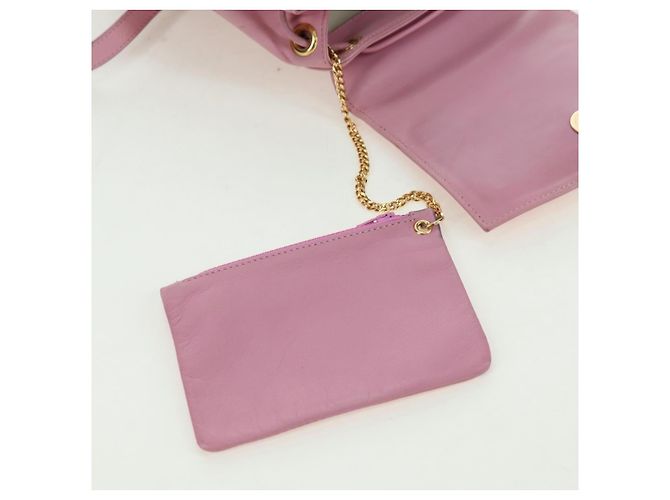 Céline CELINE Backpack Leather Pink Gold - vista 24