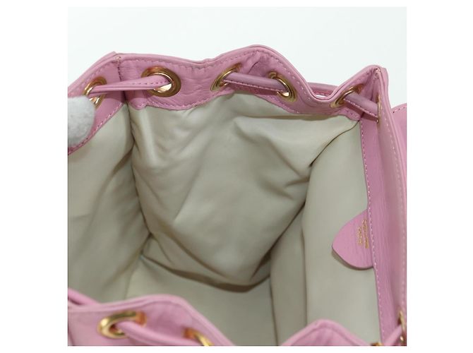 Céline CELINE Backpack Leather Pink Gold - vista 26