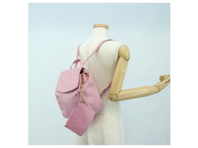 Céline CELINE Backpack Leather Pink Gold - vista 28