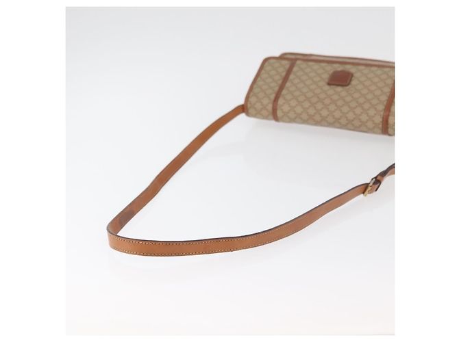 Céline CELINE Macadam Canvas Shoulder Bag PVC Beige Gold - vista 7