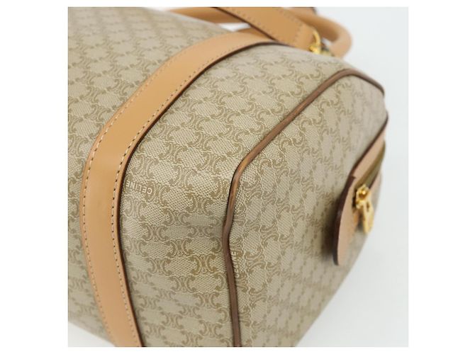 Céline CELINE Macadam Canvas Hand Bag PVC 2way Beige Gold - vista 14