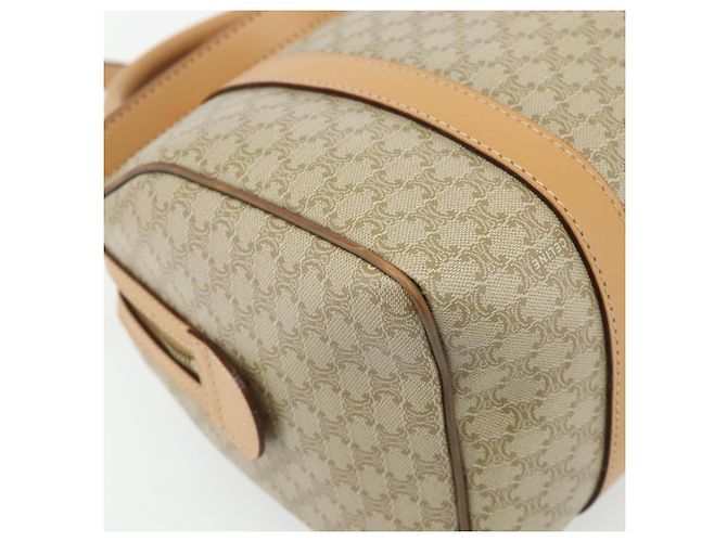 Céline CELINE Macadam Canvas Hand Bag PVC 2way Beige Gold - vista 15