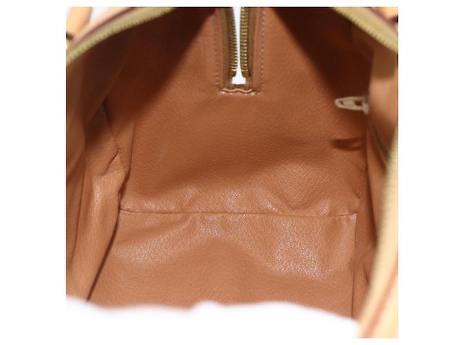 Céline CELINE Macadam Canvas Hand Bag PVC 2way Beige Gold - vista 21