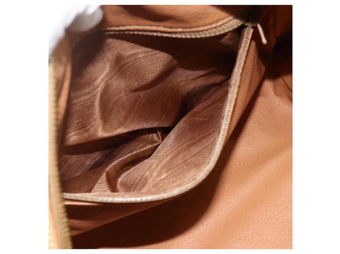 Céline CELINE Macadam Canvas Hand Bag PVC 2way Beige Gold - vista 23