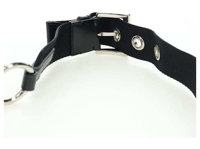 PRADA Shoulder Bag Nylon Black Silver - vista 15
