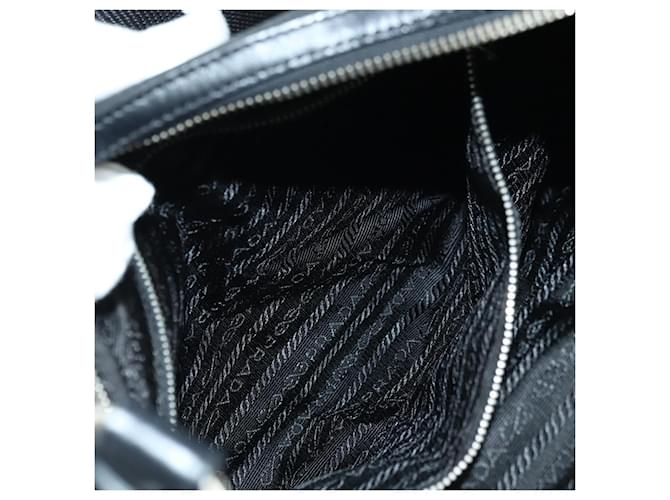 PRADA Shoulder Bag Nylon Black Silver - vista 26