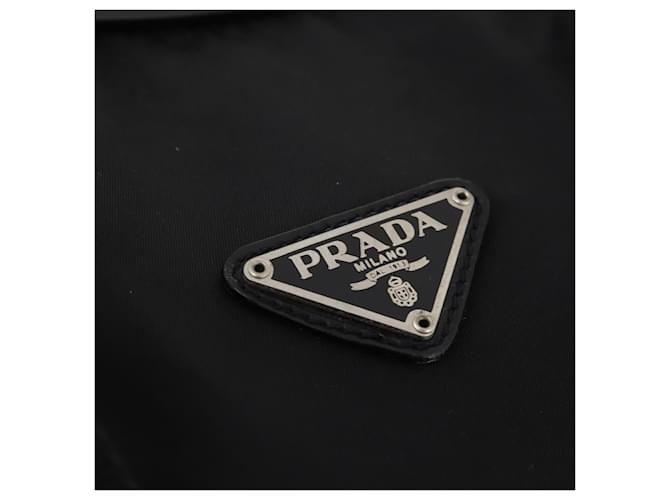 PRADA Boston Bag Nylon 2way Black Silver - vista 20
