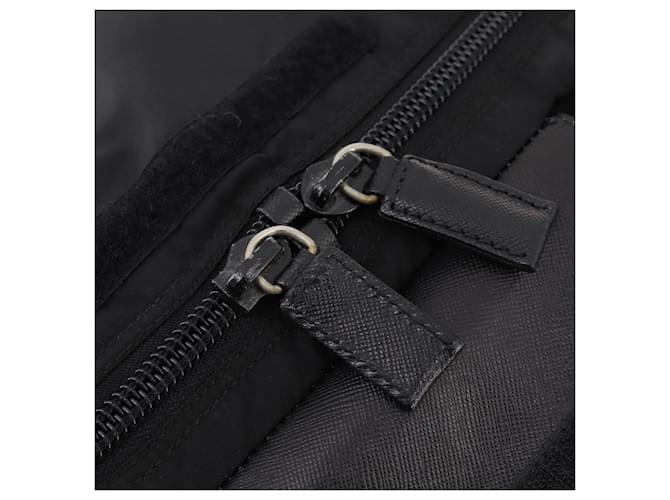 PRADA Boston Bag Nylon 2way Black Silver - vista 21