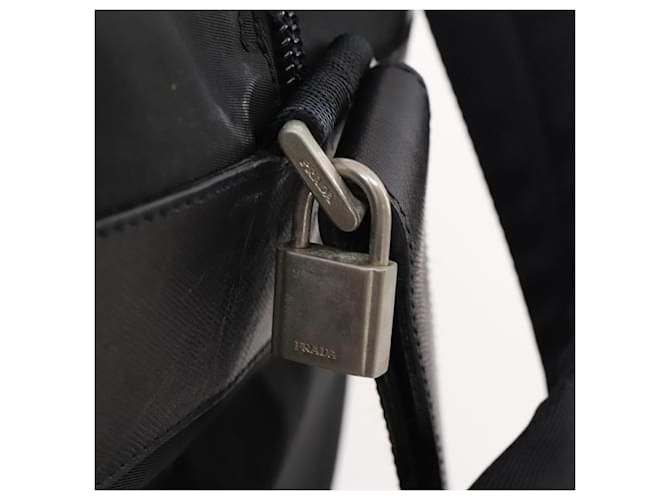 PRADA Boston Bag Nylon 2way Black Silver - vista 22