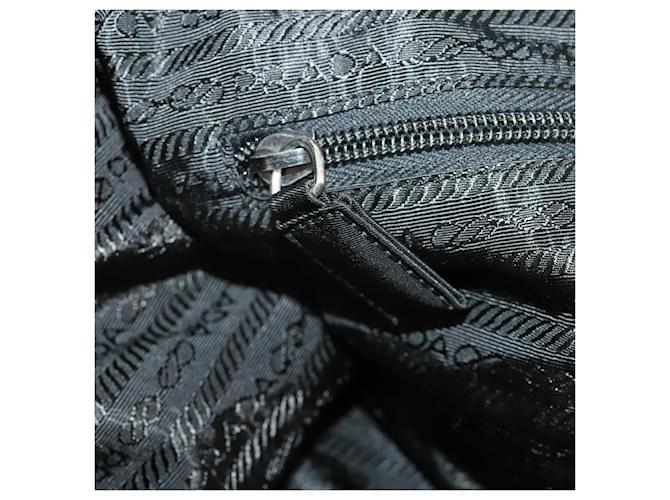PRADA Boston Bag Nylon 2way Black Silver - vista 26