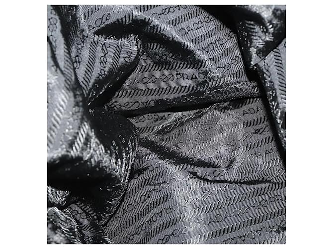 PRADA Boston Bag Nylon 2way Black Silver - vista 27