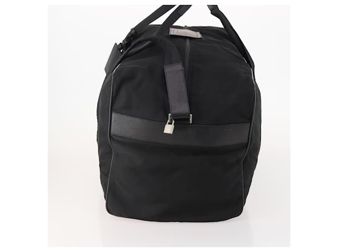 PRADA Boston Bag Nylon 2way Black Silver - vista 3