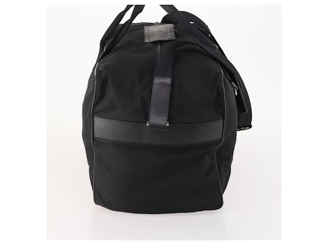 PRADA Boston Bag Nylon 2way Black Silver - vista 4