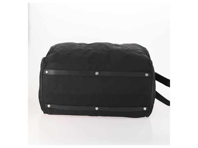 PRADA Boston Bag Nylon 2way Black Silver - vista 5