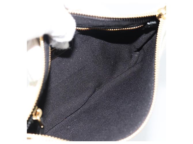 PRADA Canapa Pouch Canvas White Gold 1NH018 - vista 11