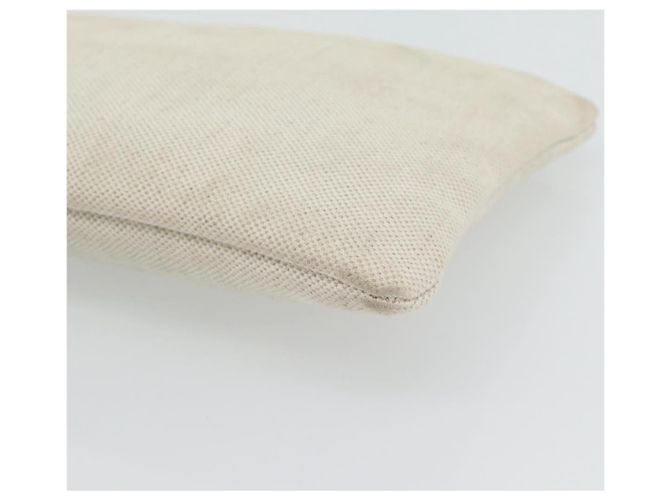 PRADA Canapa Pouch Canvas White Gold 1NH018 - vista 15