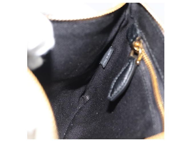 PRADA Canapa Pouch Canvas White Gold 1NH018 - vista 18