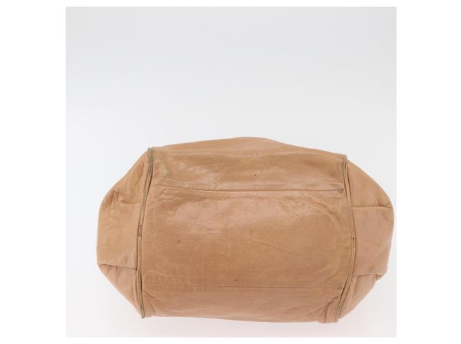 Chloé Chloe Etel Hand Bag Leather 2way Beige Gold - vista 12