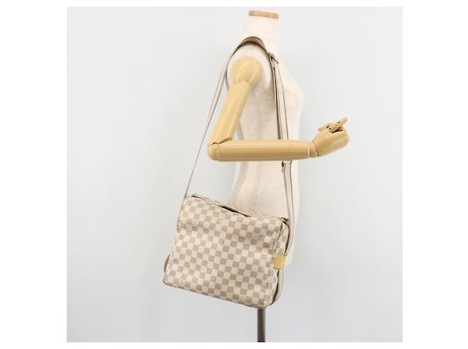 LOUIS VUITTON Damier Azur Naviglio Shoulder Bag N51189 LV - vista 25