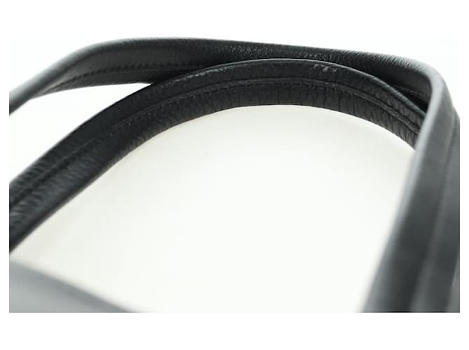 PRADA Tote Bag Leather Black Silver - vista 14