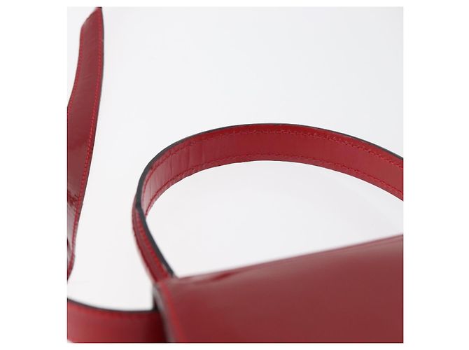 Céline CELINE Hand Bag Patent leather 2way Red Gold - vista 14