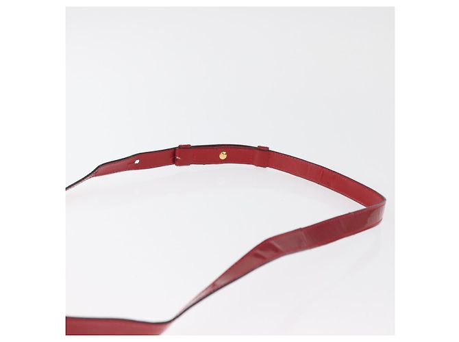 Céline CELINE Hand Bag Patent leather 2way Red Gold - vista 15