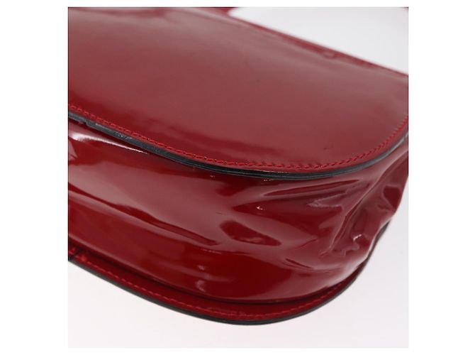 Céline CELINE Hand Bag Patent leather 2way Red Gold - vista 18