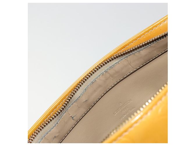 LOUIS VUITTON Monogram Vernis Houston Hand Bag Beige M91004 LV - vista 10