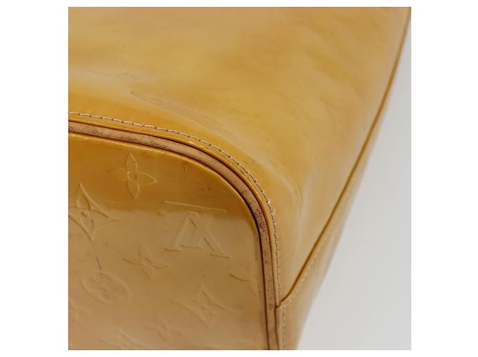 LOUIS VUITTON Monogram Vernis Houston Hand Bag Beige M91004 LV - vista 15