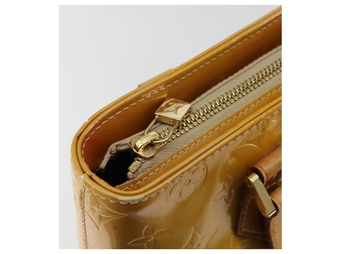 LOUIS VUITTON Monogram Vernis Houston Hand Bag Beige M91004 LV - vista 18