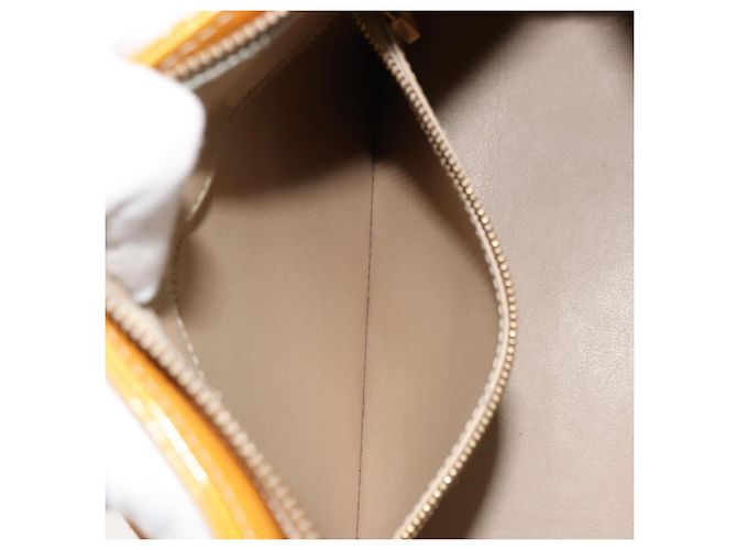 LOUIS VUITTON Monogram Vernis Houston Hand Bag Beige M91004 LV - vista 23