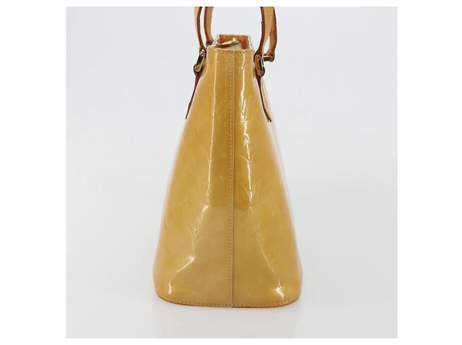 LOUIS VUITTON Monogram Vernis Houston Hand Bag Beige M91004 LV - vista 4