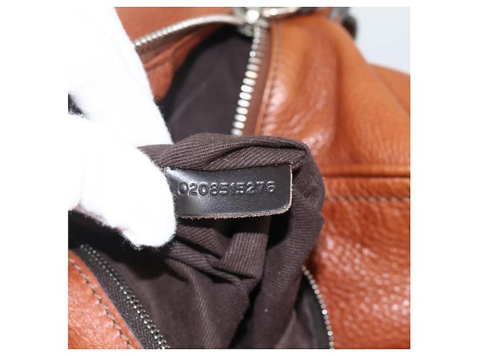 Chloé Chloe Paddington Hand Bag Leather Brown Gold Silver - vista 23