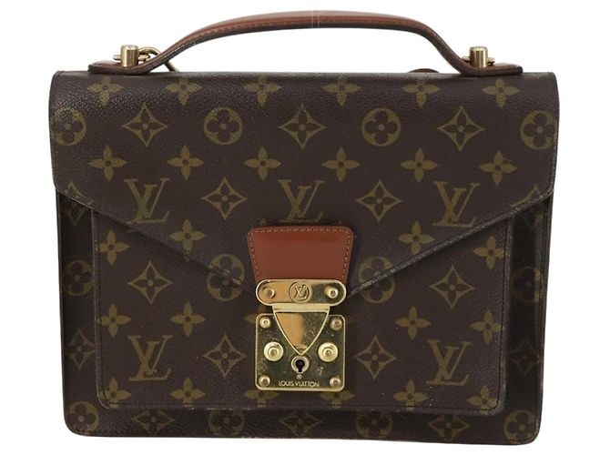 LOUIS VUITTON Monogram Monceau 28 Hand Bag M51185 LV - vista 13