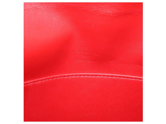 LOUIS VUITTON Monogram Vernis Thompson Street Shoulder Bag Red M91094 - vista 11