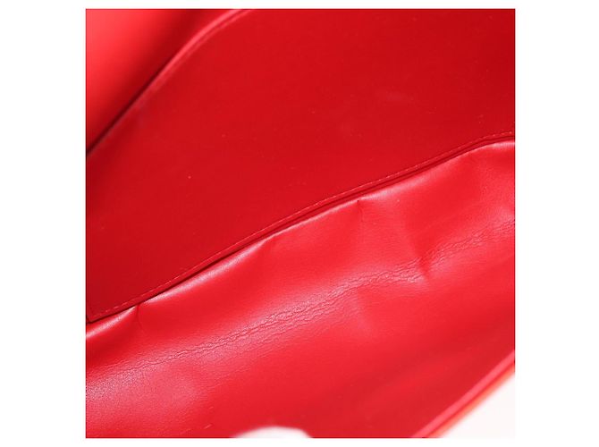 LOUIS VUITTON Monogram Vernis Thompson Street Shoulder Bag Red M91094 - vista 12