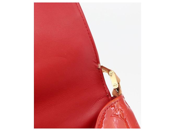 LOUIS VUITTON Monogram Vernis Thompson Street Shoulder Bag Red M91094 - vista 18