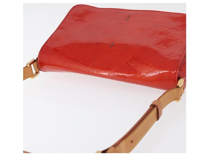 LOUIS VUITTON Monogram Vernis Thompson Street Shoulder Bag Red M91094 - vista 7