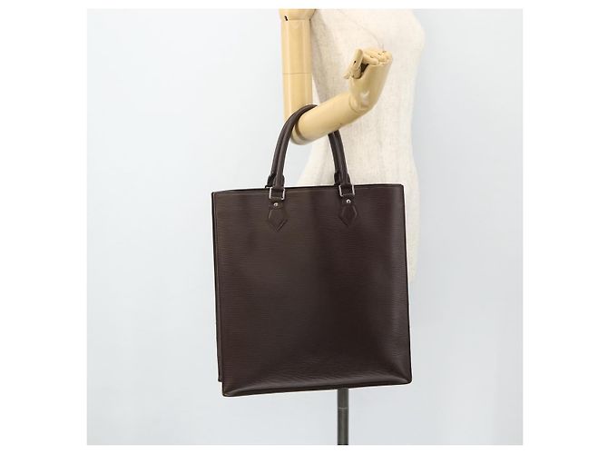 LOUIS VUITTON Epi Sac Plat Hand Bag Mocha Brown M5908D LV - vista 23