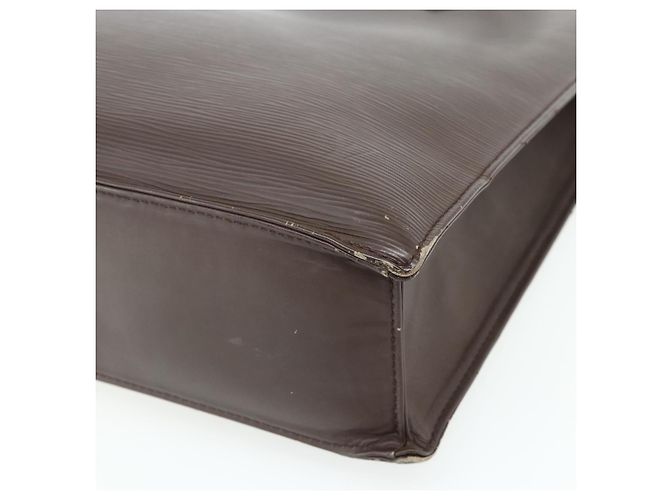 LOUIS VUITTON Epi Sac Plat Hand Bag Mocha Brown M5908D LV - vista 9