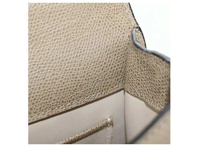Valextra Isidide Hand Bag Leather 2way Beige Gold - vista 12