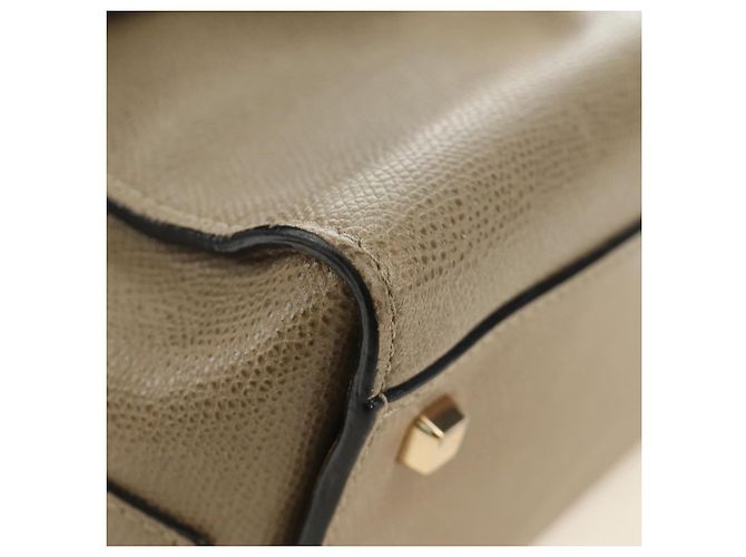 Valextra Isidide Hand Bag Leather 2way Beige Gold - vista 17