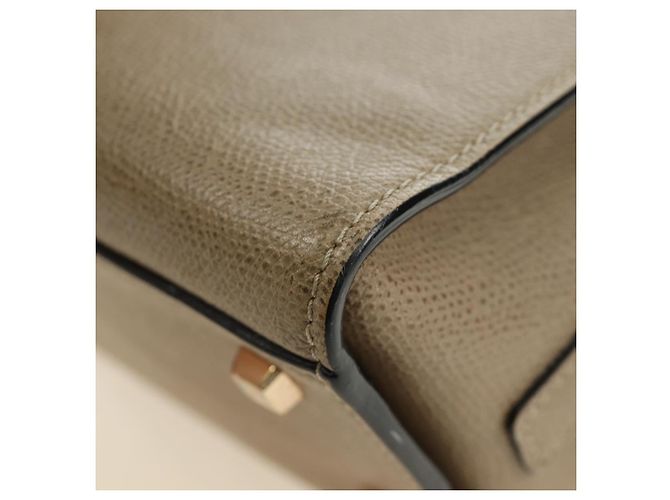 Valextra Isidide Hand Bag Leather 2way Beige Gold - vista 20