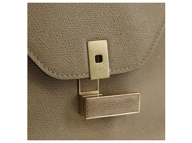 Valextra Isidide Hand Bag Leather 2way Beige Gold - vista 22