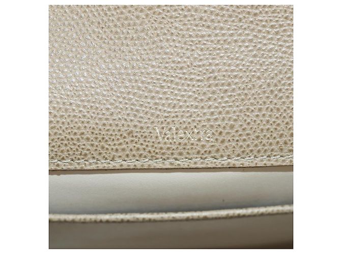 Valextra Isidide Hand Bag Leather 2way Beige Gold - vista 24